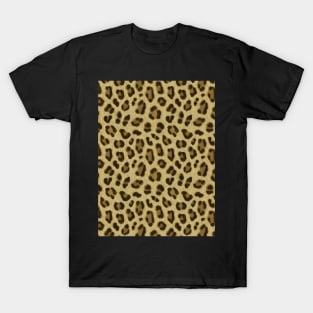 Leopard Animal Print Skin Pattern T-Shirt